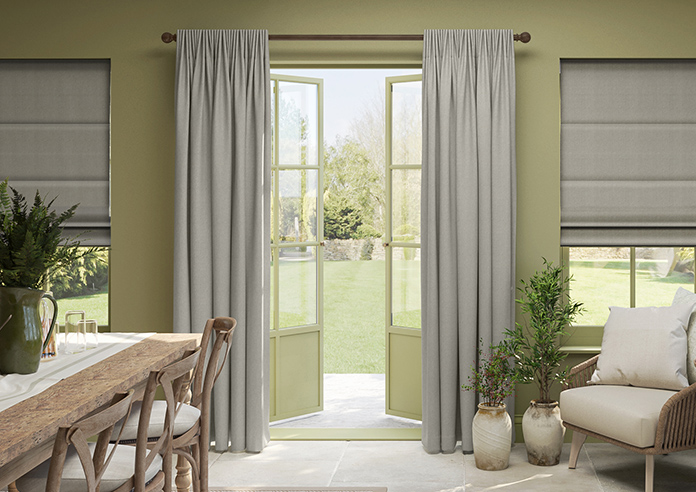 Soft Chevron, Brown - Made to Measure Curtains - Image 3